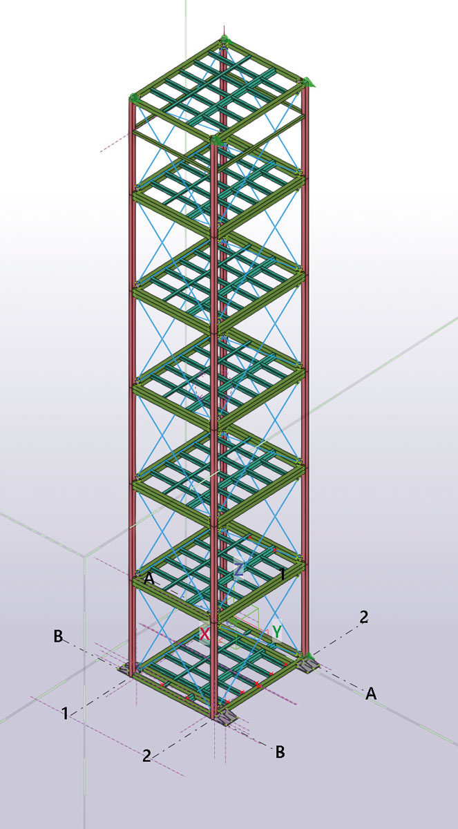 2022_Stahlkonstruktion-fuer-freistehenden-Werbeturm_Bild-2_Projekte-2022_SSB-Stark-Stahlbau-GmbH