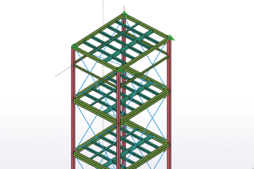 2022_Stahlkonstruktion-fuer-freistehenden-Werbeturm_Projekte-2022_SSB-Stark-Stahlbau-GmbH
